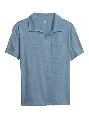 GAP Boys Short Sleeve Polo Jasper Blue XL