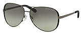 Michael Kors Gunmetal Black Aviators MK 5004 1013/11 (Chelsea MK5004 101311) Size 59mm - Authentic