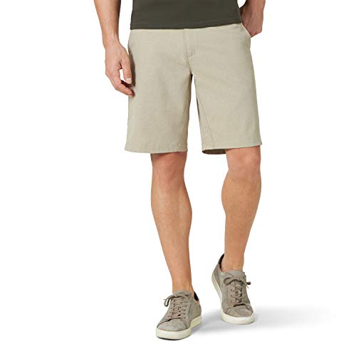 Lee Men's Big & Tall Performance Series Air-Flow Short, Khaki Heather, 52