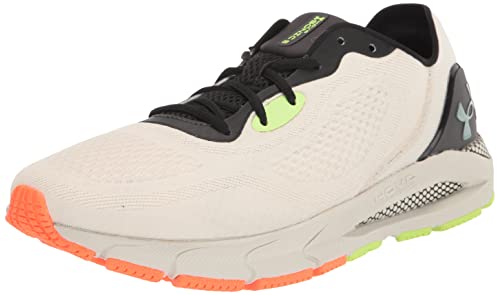 Under Armour Men's HOVR Sonic 5, Stone/Blaze Orange, 7.5 Medium US