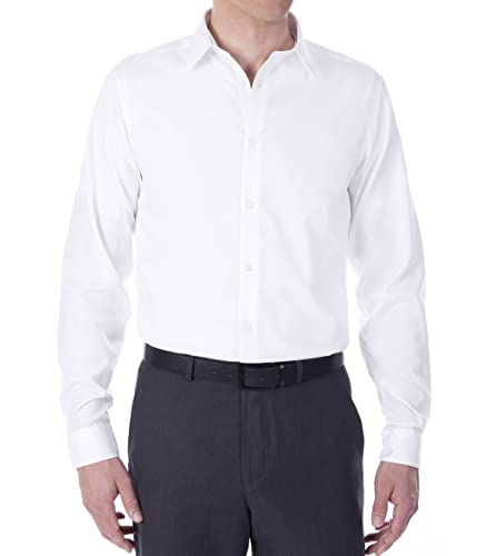 Calvin Klein Men's Slim Fit Non-Iron Herringbone...