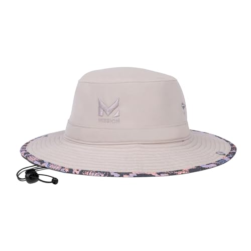 MISSION Cooling Bucket Hat, Reptilia Punch - Unisex Wide-Brim Hat for Men & Women - Lightweight, Foldable & Durable - Cools Up to 2 Hours - UPF 50 Sun Protection - Machine Washable