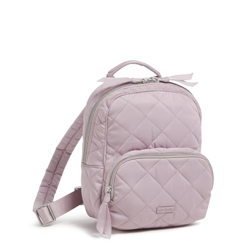 Vera Bradley Performance Twill Mini Backpack, Hydrangea Pink