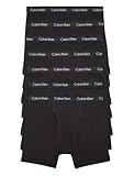 Calvin Klein Men's Cotton Stretch Megapack Boxer Briefs, Black (7 Pack), M