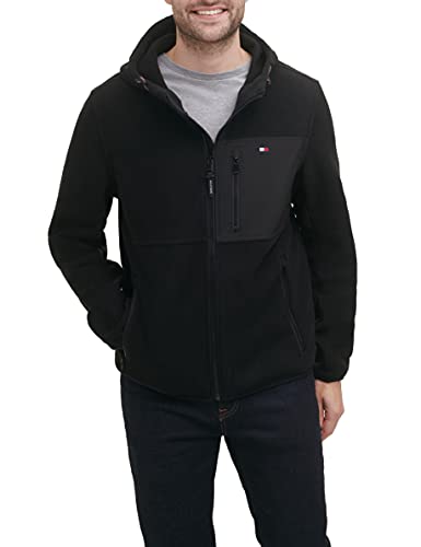 Tommy Hilfiger Men's Hooded Performance Fleece Jacket