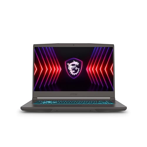 MSI Thin 15 15.6” 144Hz FHD Gaming Laptop: Intel Core i7-12650H, NVIDIA Geforce RTX 4050, 16GB DDR5, 512GB NVMe SSD, Cooler Boost 5, Win 11: Black B12VE-2023US