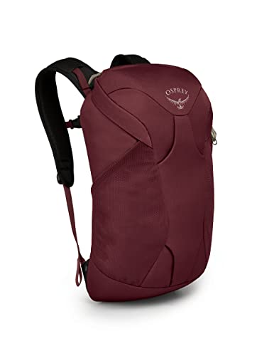 Osprey Farpoint Fairview Unisex Travel Daypack, Zircon Red