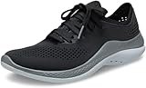 Crocs Men's LiteRide 360 Pacer Sneakers, Black/Slate Grey, 9 Men