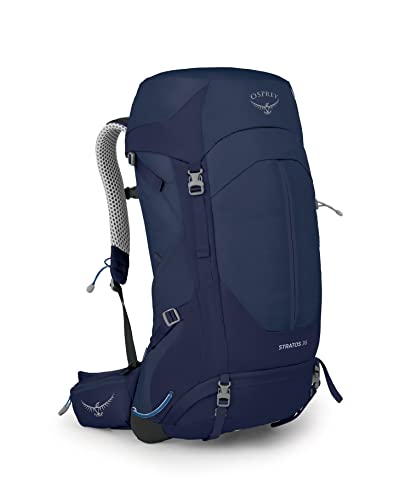 Osprey Stratos 36L Men's Hiking Backpack, Cetacean Blue