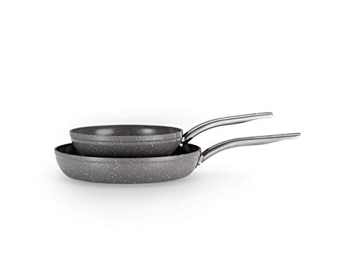 T-fal Endura Ceramic Nonstick Omelet Pan 8, 10.5 Inch, Oven Broiler Safe 500F, Cookware, Pots and Pans Grey