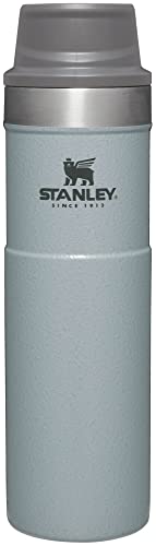 Stanley Transit Trigger-Action Travel Mug 20oz Hammertone Silver