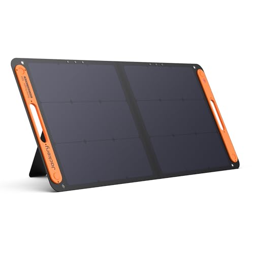 Jackery SolarSaga 100W Portable Solar Panel for Explorer 240/300/500/1000/1500 Power Station, Foldable Solar Cell Solar Charger with USB Outputs for Phones,Ideal for Rooftops Outdoor Camping and RVs