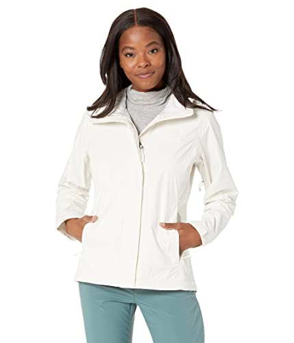 THE NORTH FACE Women’s Venture 2 Waterproof Hooded Rain Jacket (Standard and Plus Size), Gardenia White 1, X-Small