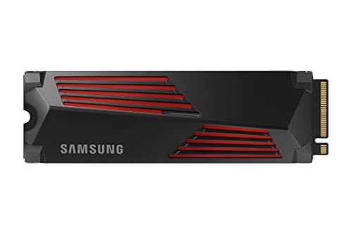 SAMSUNG 990 PRO w/ Heatsink SSD 1TB PCIe 4.0 M.2 Internal Solid State Hard Drive, Fastest Speed for Gaming, Heat Control, Direct Storage and Memory Expansion, Compatible Playstation5, MZ-V9P1T0CW