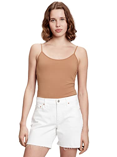 GAP Womens Fitted Cami, Bronzed Blush V2, Medium US