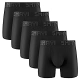 5Mayi Men's Boxer Briefs Fly Front with Pouch Athletic Mens Underwear Performance Boxer Briefs for Men Pack M