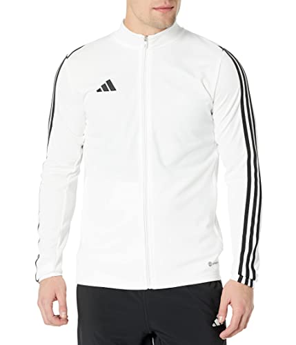 adidas Men's Tiro23 League Training Jacket, White, Large