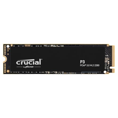 Crucial P3 1TB PCIe Gen3 3D NAND NVMe M.2 SSD, up to 3500MB/s - CT1000P3SSD8