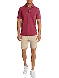 Nautica Men's Short Sleeve Solid Stretch Cotton Pique Polo Shirt, Barolo, XX-Large