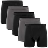 Natural Feelings Boxer Briefs Mens Underwear Men Pack Soft Cotton Open Fly Underwear