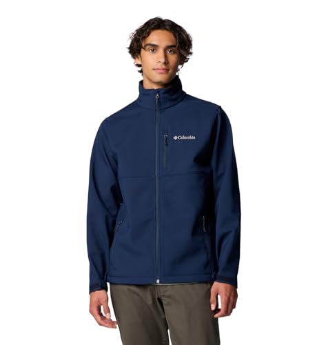 Columbia Men's Ascender Softshell Jacket, 2024 Collegiate Navy, Large