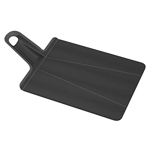 Joseph Joseph Chop2Pot Plus Folding Cutting Board Easy-Grip Handle (Large) - Black