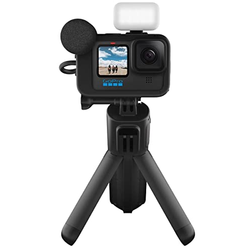 GoPro HERO11 Black Creator Edition - Includes HERO11 , Volta (Battery Grip, Tripod, Remote), Media Mod, Light Mod, Enduro Battery, and Carrying Case