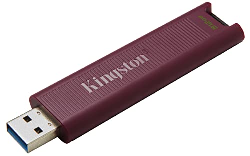 Kingston DataTraveler Max Type-A 512GB High Performance USB Flash Drive USB 3.2 Gen 2 Up to 1000 MB/s Sliding Cap Design DTMAXA/512GB