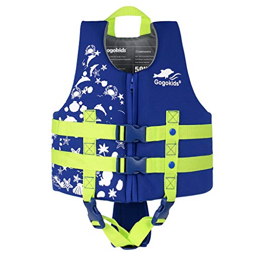 Gogokids Kids Swim Vest Float Jacket - Boys' and Girls' Floaties Swimsuit Buoyancy Swimwear