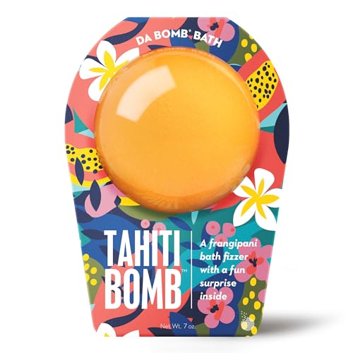 DA BOMB Bath Tahiti Bath Bomb, 7oz, Orange