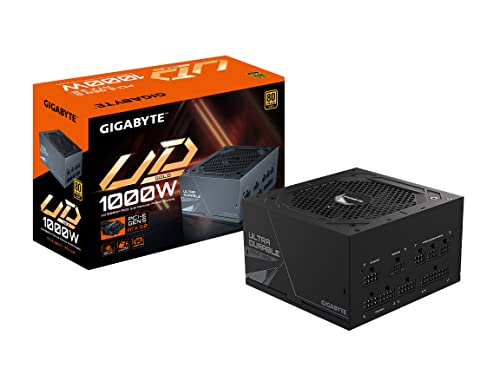 GIGABYTE GP-UD1000GM PG5 Rev2.0 - PCIe5.0 Ready - ATX3.0 - 1000W 80 Plus Gold Certified - Fully Modular Power Supply