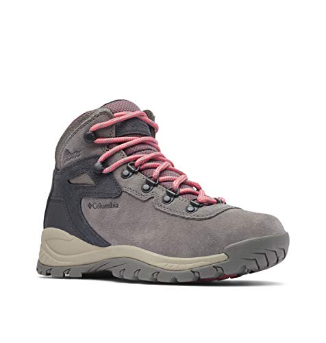 Columbia Women's Newton Ridge Plus Waterproof Amped, Stratus/Canyon Rose, 8