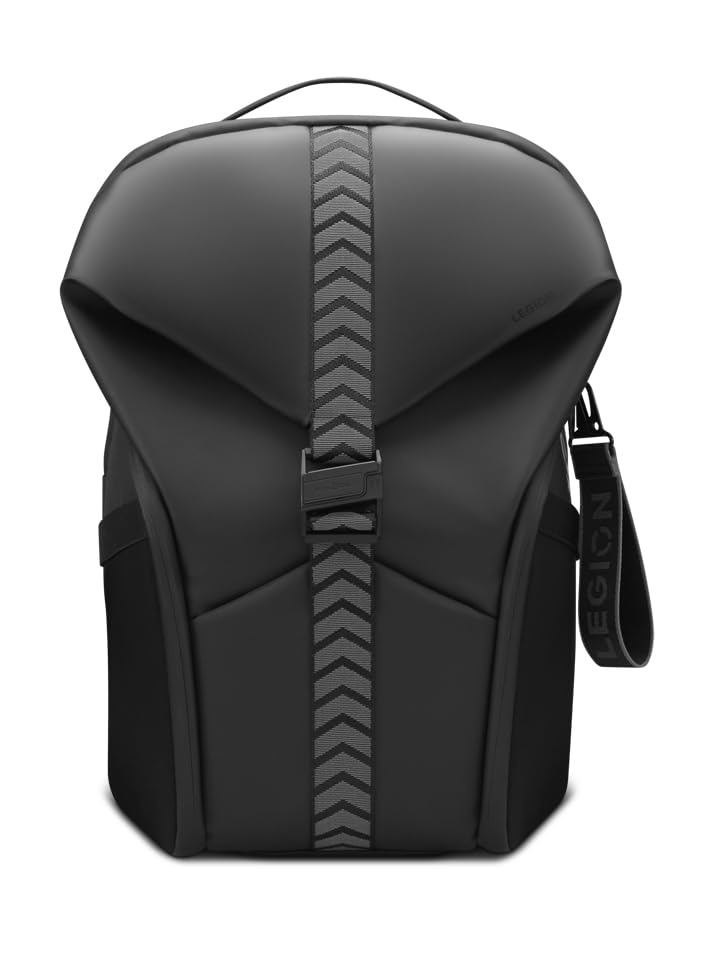 Lenovo Legion Gaming Backpack GB700 for Computers Up to 16 -Inch – 20L Capacity Ultimate Gamers Bag with Damage Protection, Anti-Theft Lock, & Organized Compartments for Gamers (Black)