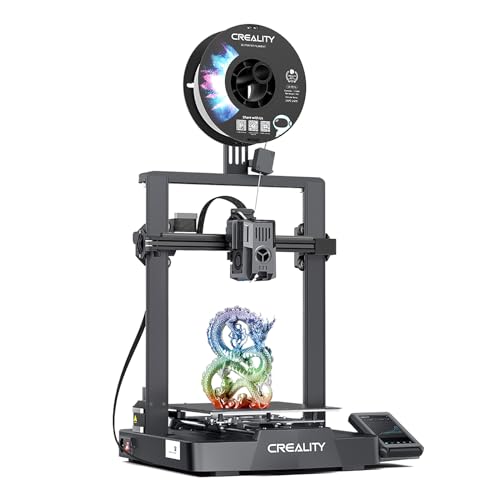 Creality Official Ender 3 V3 KE 3D Printer 500mm/s High.Speed Printing Self-Test Dual Z-axis Double Linear Shaftson Y-axis Superior Hotend Double Fans Cooling 220 * 220 * 240mm (Ender 3 V3 KE)