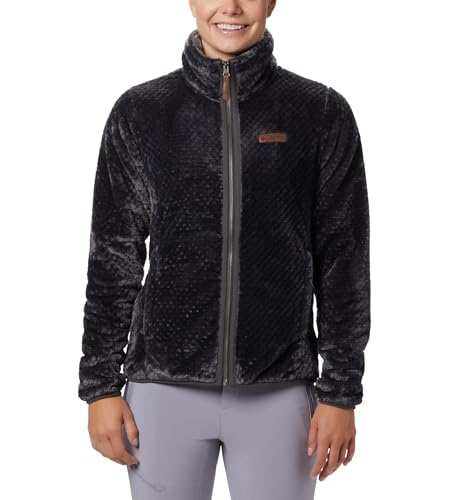 Columbia Women's Fire Side II Sherpa Full Zip, Shark, Medium