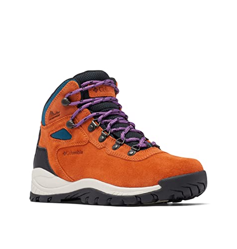 Columbia Women's Newton Ridge Plus Waterproof Amped, Cedar/Nightwave, 8