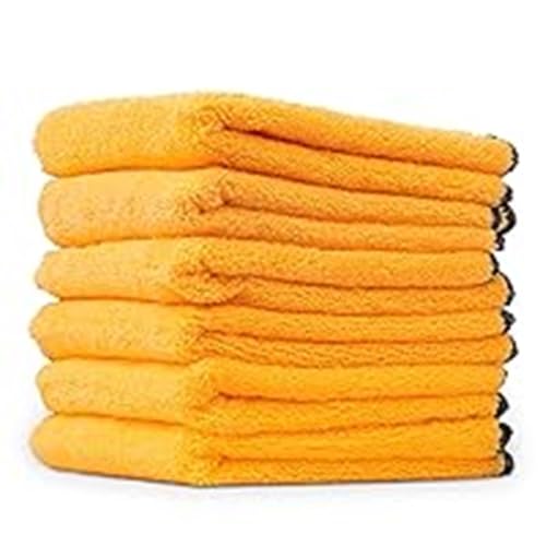 Chemical Guys MIC_507_06 Professional Grade Premium Microfiber Towel, Gold (16 in. x 24 in.) (Pack of 6)