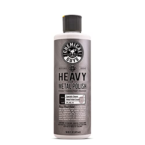 Chemical Guys SPI_402_16, Heavy Metal Polish Restorer and Protectant, (Safe for Cars, Trucks, SUVs, RVs, Motorcycles, and More) 16 fl oz