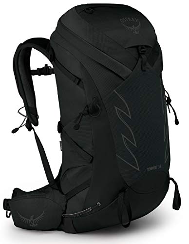 Osprey Tempest 34L Women's Hiking Backpack with Hipbelt, Stealth Black, WXS/S