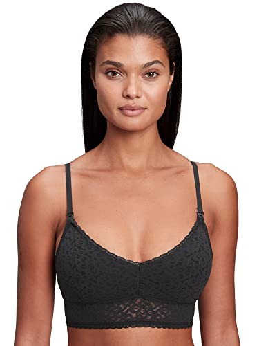 GAP Womens Maternity Lace Nursing Bra True Black L