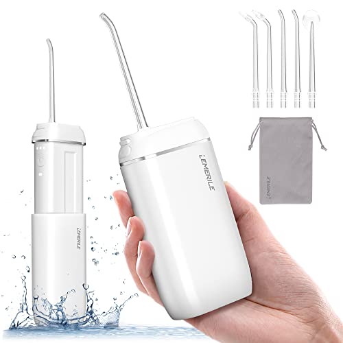 Portable Water Flosser,Mini Cordless Oral Irrigator for Gums,Braces,Dental Care,Teeth Cleaner Pick for Travel and Home, ,Telescopic Water Tank,3 Modes,IPX8 Waterproof