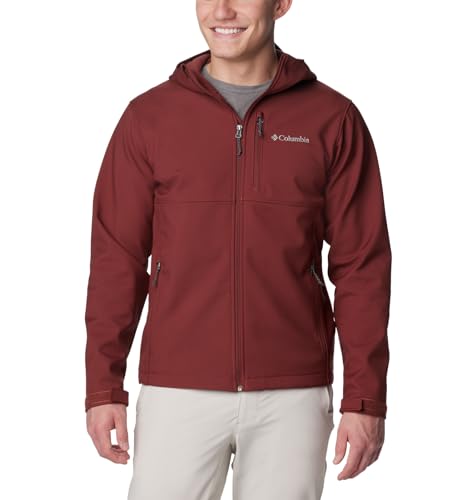 Columbia Men's Ascender Hooded Softshell Jacket, Spice, X-Large