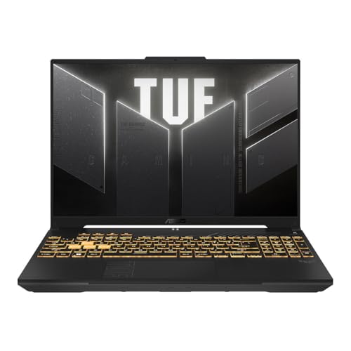 ASUS TUF Gaming F16 (2024) Gaming Laptop, 16” FHD+ 165Hz 16:10 Display, Intel® Core™ i7-13650HX, NVIDIA® GeForce RTX™ 4060, 16GB DDR5, 512GB PCIe Gen4 SSD, Wi-Fi 6, Windows 11, FX607JV-ES73