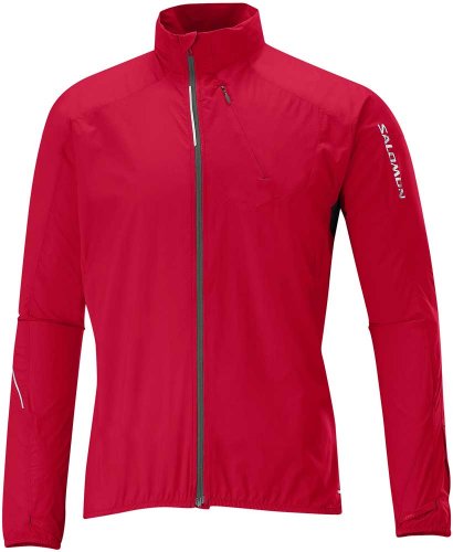 Salomon Men's Fast Wing III Jacket, Matador X/Asphalt, Medium