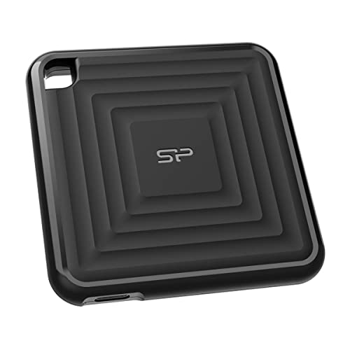 Silicon Power 2TB PC60 Portable External Solid State Drive SSD USB 3.2 Gen 2 with USB Type A to Type C Connector