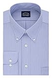 Eagle mens Tall Fit Non Iron Stretch Collar Stripe...