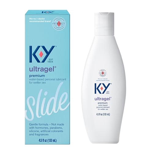 K-Y Ultragel Water Based Personal Lubricant, pH Balanced Lube, Paraben Free, Non-Sticky, Non-Staining, 4.5 fl oz