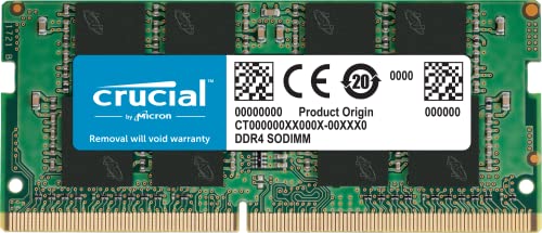 Crucial RAM 16GB DDR4 3200MHz CL22 (or 2933MHz or 2666MHz) Laptop Memory CT16G4SFRA32A