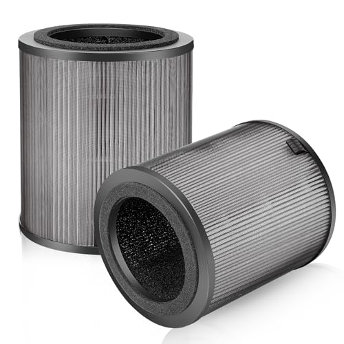 JF100 replacement filter Compatible with jafanda air purifier filter,h13 hepa filter replacement and Activated Carbon Filtration System 2 Pack