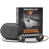 Decibullz Percussive Moldable Earplugs for Hunting & Shooting, Gun Range Hearing Protection for Shooters, Reusable Ear Plugs for Shooting Range